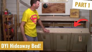 How to Make a Folding Up Murphy Bed  PART 1 [upl. by Heise]