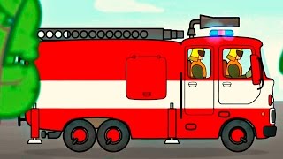 Gros véhicules pour petits enfants  Camion de pompiers [upl. by Atiuqam63]