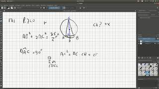 Triangolo isoscele inscritto in una circonferenza [upl. by Rehpinnej812]