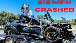 CRASHED Lamborghini at 212 MPH  Time to Rebuild It VIDEO 108 [upl. by Nalyk]