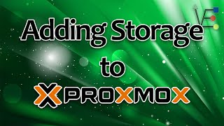 How to Add a Storage Drive to Proxmox works with Proxmox 7 [upl. by Elyagiba998]