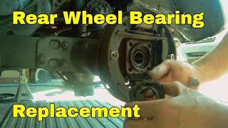 How To Replace VW Beetle Rear IRS Wheel Bearings [upl. by Enerual]