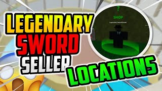 ALL LEGENDARY SWORD SELLER LOCATIONS IN BLOX PIECE [upl. by Cutcheon]