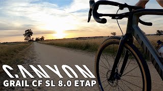 Canyon Grail CF SL 80 ETAP 2020 Details  Ride Review [upl. by Meryl143]