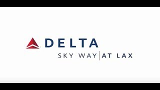 Delta Sky Way at LAX – Building the Terminal of the Future [upl. by Haimehen755]