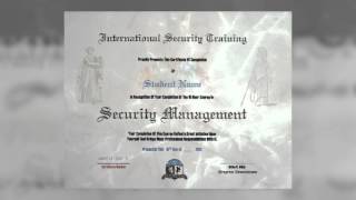 Security Management Course Online Training  1 [upl. by Sessylu]