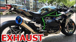 Kawasaki H2RH2 TOP 13 Exhaust Sound Akrapovic Yoshimura Austin Racing SC Project [upl. by Carlstrom858]