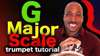 How to play G major scale on trumpet [upl. by Ahsiemaj459]