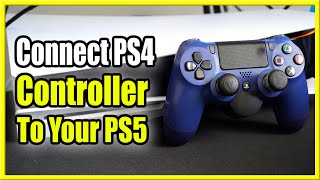 How to Connect PS4 Controller to PS5 amp Fix Not Connecting Issues Easy Method [upl. by Whetstone55]