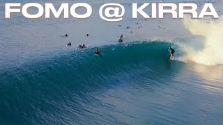 FOMO  KIRRA  Surfing The Famous Kirra Point  4 July 2021  long barrels  Australia Surfing [upl. by Eniawd]