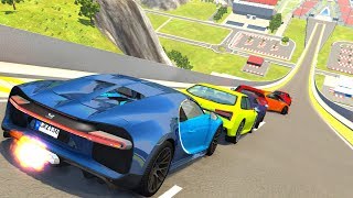 High Speed JumpsCrashes Compilation 56  BeamNG Drive Satisfying Car Crashes [upl. by Vil]