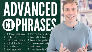 Advanced C1 Phrases to Build Your Vocabulary [upl. by Amocat]