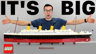 LEGO Titanic Completed Model Showcase [upl. by Maurili]