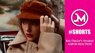 TAYLOR SWIFT  RED TAYLOR’S VERSION ALBUM REACTION [upl. by Britney]