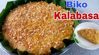 How to make BIKO KALABASASimple and easy  Pinoy meryenda [upl. by Dnalor185]