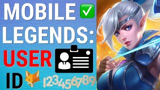 How To Find Mobile Legends Account ID [upl. by Des925]