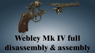 Webley Mk IV full disassembly amp assembly [upl. by Ecyle]