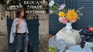 BROCANTE septembre 2023retour de brocanteHAUL brocante [upl. by Johnsten]