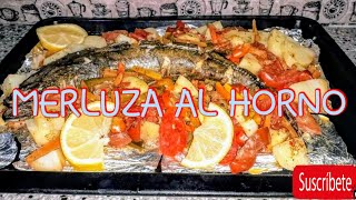 PESCADO AL HORNO En Papel AluminioCon Verduras Y Limón En Pocos Minutos [upl. by Weirick]