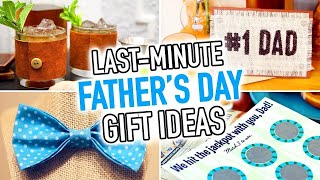 8 LASTMINUTE DIY Father’s Day Gift Ideas [upl. by Shandy]