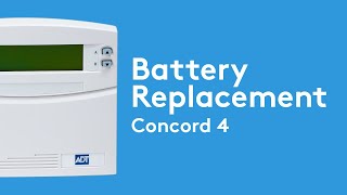 How to Replace Your Concord 4 Panel Battery [upl. by Ariamat]