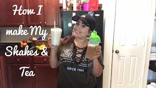 How I make my Herbalife Shakes amp Tea [upl. by Nicholl]