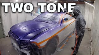 Car Painting How to Two Tone by Yourself [upl. by Ube426]