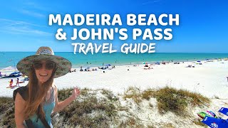 Best Florida Beaches  MADEIRA BEACH  Madeira Beach amp Johns Pass Village amp Boardwalk Travel Guide [upl. by Ainatit]