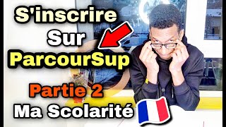 PARCOURSUP  COMMENT REMPLIR LA PARTIE MA SCOLARITÉ  Parcours bac relevé étudiants étrangers [upl. by Archle]