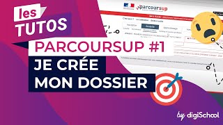 Parcoursup  tuto 1  Je crée mon dossier Parcoursup [upl. by Mackenie]