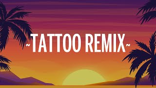 Rauw Alejandro amp Camilo  Tattoo Remix LetraLyrics [upl. by Chally]