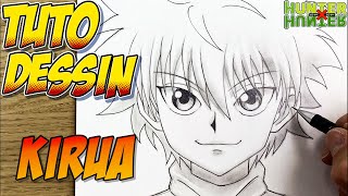 Comment dessiner KIRUA  KILLUA de Hunter X Hunter [upl. by Alliuqet507]