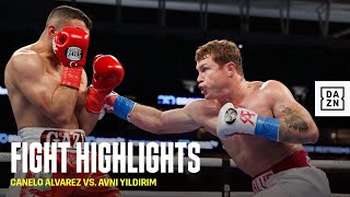 HIGHLIGHTS  Canelo Alvarez vs Avni Yildirim [upl. by Olihs534]