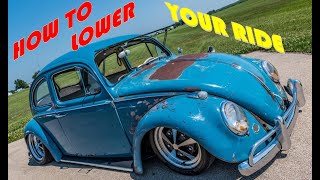 How To Lower Your Car  VW Torsion Beam AVIS Adjusters [upl. by Dranoc247]