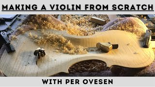 Making a violin from scratch with maker Per Ovesen  MiniDocumentary [upl. by Leummas216]