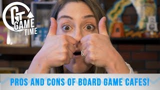 Pros and Cons of Board Game Cafes  GameTime [upl. by Nickles152]