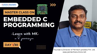 Master Class on quotEmbedded C ProgrammingquotDAY 130  M K Jeevarajan [upl. by Ilek226]