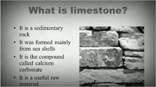 What is limestone [upl. by Nee]