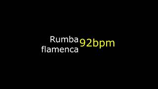 rumba flamenca backing track only percussions 92bpm [upl. by Rodolphe]