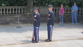 The Changing of the Guard at Arlington National Cemetery 💗 [upl. by Reggis]