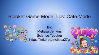 Blooket Game Mode Tips Cafe [upl. by Anirtal258]