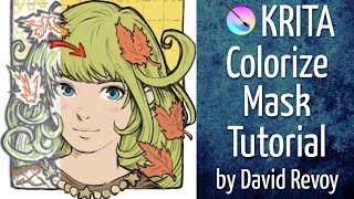 Tutorial Coloring with quotColorizemaskquot in Krita [upl. by Blythe683]