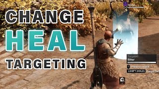 How to Change the Auto Targeting for Healing ► New World [upl. by Adelpho379]