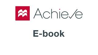 How to use the Achieve eBook [upl. by Noiroc258]