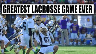 The Greatest Lacrosse Game Ever Played  Lacrosse Classics Ep 1  Lacrosse Documentary [upl. by Anaiv]