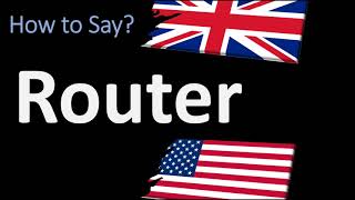 How to Pronounce Router CORRECTLY [upl. by Durrell]