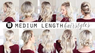 TEN Medium Length Hairstyles  Twist Me Pretty [upl. by Nibla]