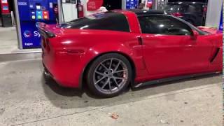 Cammed C6 Z06 Corvette  start upexhaust sound [upl. by Lledrev289]