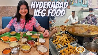 Hyderabad Food Part 2  Best Veg Food  Chutneys Gokul Chat Cafe Bahar amp More [upl. by Hjerpe]