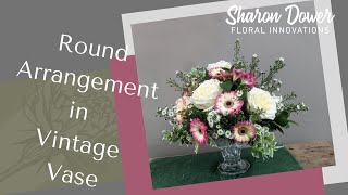 How to make a Posy Style flower arrangement  FLORISTRYFLOWER ARRANGING [upl. by Nnyleuqcaj387]